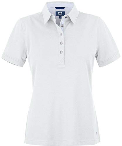 Cutter & Buck Advantage Premium Polo Ladies, Größe:XL, Farbe:White
