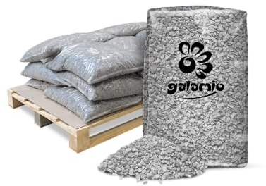 Granitsplitt Ziersplitt Edel Deko Stein Garten Terrasse Natur Dekor 8-16mm 20kg x 15 Sack 300kg / 1 Palette
