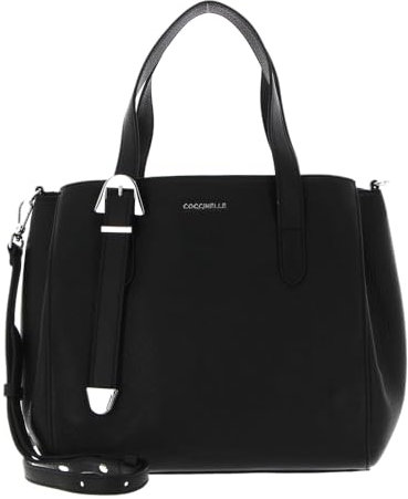 Coccinelle Gleen Handbag Grained Leather Noir