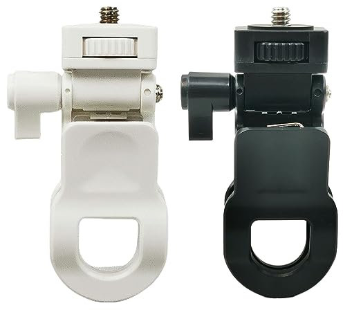 ThtRht Monitor-Kamera-Halterung, Klemme, Clip, Bildschirm, LCD-Display, Top-Fülllicht, Blitzhalter, Webcam-Ständer mit 1/4-Zoll-Schraube, Universalanschluss für Telefon, Stativ, Tablet, Video