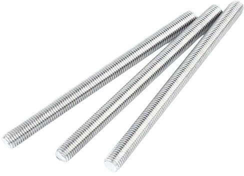 10 Stück Edelstahl Vollgewindestange Gewindestange M2 M2,5 M3 M4 M5 M6 (Color : 70mm, Size : M2)