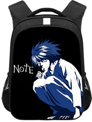 Xinnice Death Note Anime, zaino Misa Amane/Light Yagami/Ryuuku, zaino per la scuola, per studenti e per il tempo libero, borsa da viaggio per ragazzi e ragazze, Tipo 7, 30.5x16x44cm