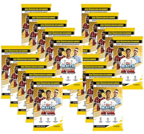 Match Attax Champions League 2024/25 - Trading Cards - 20 Booster