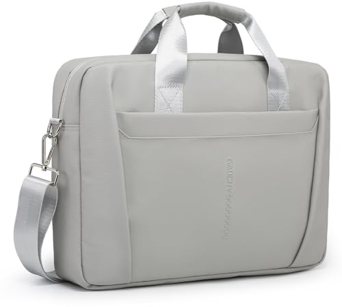 GAOCHY 13-14 Zoll Laptop Umhängetasche Business Aktentasche Wasserabweisende Computer Messenger Taschen, Kompatibel mit MacBook Pro 14, MacBook Air 13 M4 2025, 14 Zoll Chromebook, IdeaPad, Grau