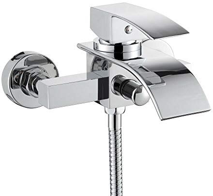 Badezimmer Handbrause,Badewanne Handspray Wasserhahn Set Wandmontage Mischbatter Wasserhahn Waschtisch Armaturen Duschset Moderne Handbrause Wasserfall Badezimmer