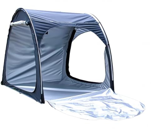 Fxiaobin Abri Velo Peut être épissé Abri Moto Exterieur avec Tissu Oxford 210d Pu4000 Imperméable Tente Garage Abri Velo,Black