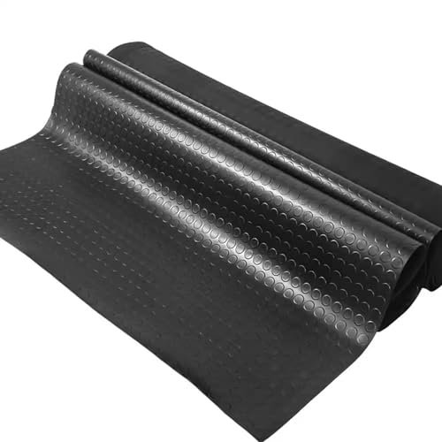 Rouleaux de revêtement de sol en caoutchouc de qualité commerciale de 3 mm d'épaisseur pour garage, sous-sol, établi, entrepôt, grand tapis de protection de sol antidérapant 100 x 150 cm