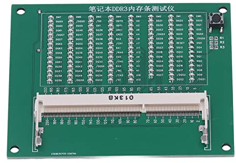 Spacnana Motherboard -Testerkarte Zuverlässige Speicherstift -Testkarte mit LED Licht für Mainboard Reparaturen für Enthusiasten (DDR3)