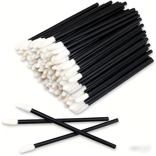 300 Pcs Lip Brush, Lip Wands, Lip Brushes, Lips Mask Applicator Brushe, Eyeshadow Applicators, Lipstick Concealer Brushes Lips Gloss Wand, Gloss Wands Applicator Tool Makeup Beauty Tool Kits