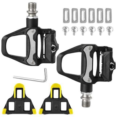 rutschfeste Fahrradpedale Compatibel mit Shimano SPD SL | 9/16 Zoll Kugellager für Rennrad, MTB, Gravel | SDS Klickpedale Clipless Pedals ohne klick