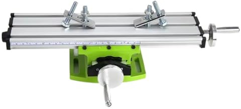 Fresadoras, Mesa compuesta, mesa de trabajo con corredera transversal, mesa de trabajo for fresadora, banco de taladrado, multifunción, ajustable en XY.