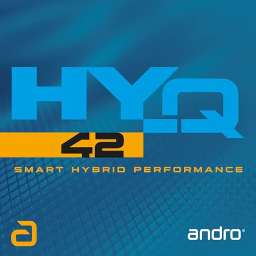 ANDRO HY-Q 42 - Rivestimento per ping pong (nero, 2,1 mm)