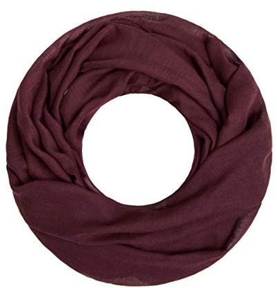 Majea Damen Loop Schal Cary – Eleganter Schlauchschal unifarben – 170x75cm weicher Rundschal für Business & Alltag
