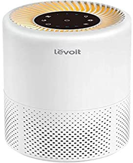 Purificador de aire alérgico para vivienda habitaciones, purificador de aire Levoit Air Purifier con temporizador de 2/6/8 horas, modo de sueño de 26 dB, filtro de carbón activo
