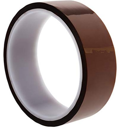 Hemobllo 33m Gold Finger Tape Polyimide Heat Resistant Adhesive Tape Tawny for Soldering and Electronics