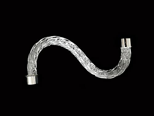 ILAB Arm für Pendelleuchte Kristall Taschenlampe 21 cm Chrom Ersatzteile Lampen Zubehör