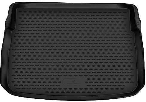 WALSER XTR Kofferraumwanne für VW Golf Sportsvan Schrägheck (AM1, AN1) 2014-2020, 100% passgenaue Antirutschmatte Auto, Gummimatte Auto, Kofferraum Schutzmatte, Auto Gummimatten