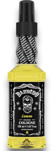 Bandido Eau de Cologne Homme LEMON 150 ml - After Shave Men Eau parfumée après-rasage pour homme, parfum longue durée prévient le feu du rasoir Soin après le rasage