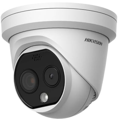 Hikvision DS-2TD1228-7/QA Thermal und optische Bi-Spektral IP Turret Kamera 6,9mm Brennweite