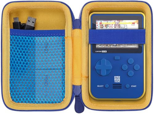 Aenllosi Hartschalen-Schutzhülle für Blaze Neo Geo/Technos/Atari/Taito/Capcom Super Pocket Handheld-Spielgerät, Gelb, nur Hülle