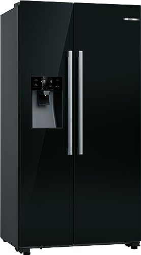 Bosch KAD93ABEP Série 6 Réfrigérateur américain Side-by-Side - 178,7 x 90,8 cm - Réfrigérateur 371 l + Congélateur 191 l - Distributeur de glace et d'eau avec raccord d'eau - No Frost - Capacité XXL