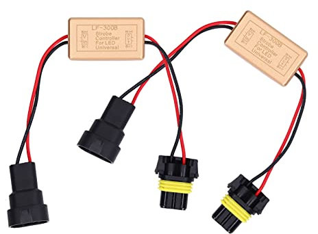 Le Contrôleur Stroboscopique LED Allume Le Relais Stroboscopique 50W 9006 pour 2 Pièces de Phare Antibrouillard pour Le Stroboscope Continu Abs pour la Lumière de la Lampe pour