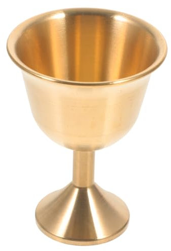 OKUMEYR Coupe Laiton Décorative Coupe Bouddhiste Offrande Métal Résistant à Usure Accessoire De Bureau Multifonction
