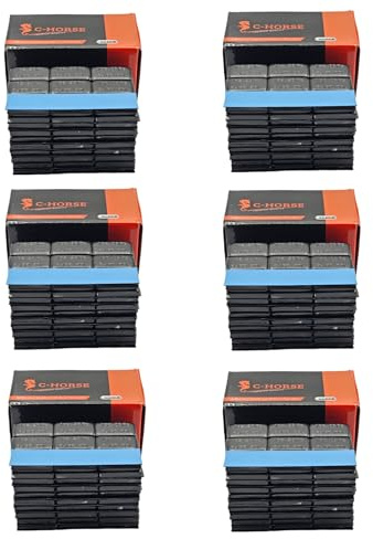 C-HORSE 540 Pcs,1 Oz, Black, Adhesive Stick On Wheel Weights, Blue Adhesive Easy Peel Tape (1 Oz, Black, 6 Boxes, 540 Pcs) Wheel Weights Stick On Wheels