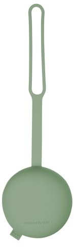 Difrax LOVI - Porte-sucette en silicone - Vert clair, Facile à nettoyer, simple pour ranger votre sucette et facile à attacher.