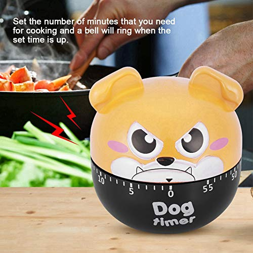 ZAICOLER Mechanical Kitchen Timer, ABS Egg Timer Cooking Timer Easy to Use for Home Cooking Reminder Tool (Tan Yellow)
