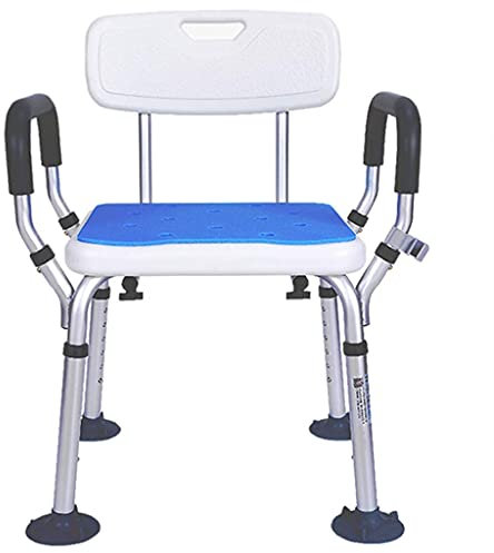 Sgabello da doccia regolabile con sedile antiscivolo panca di sicurezza per vasca da bagno strumenti per anziani e disabili