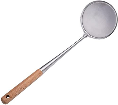 CHFYIJYHM Buen ayudante en la Cocina, tamices de colador, Hermoso y práctico, colador de Espumadera de Acero Inoxidable, Cuchara de Espumadera de Alambre de Malla Fina, cucharón for Verduras, pastas,