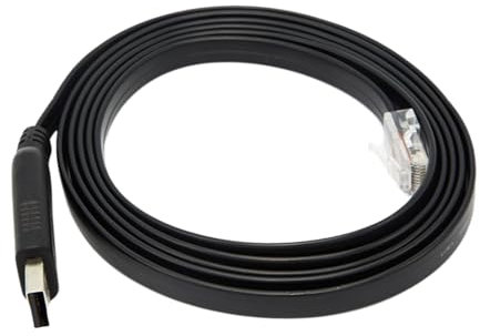 LLINthy Cable de consola USB de alta velocidad USB a RJ45, cable de red USB a RJ45, para depuración eficiente de la consola, 180 cm/300 cm