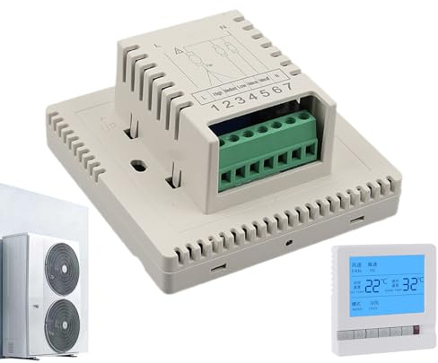 Thermostat House Floor, Heating Controller LCD Display, Accurate Temperature Control for Boiler, Living Room, Indoor Heating System, Easy Installation and Use, 3.74x3.54x2.05 inches