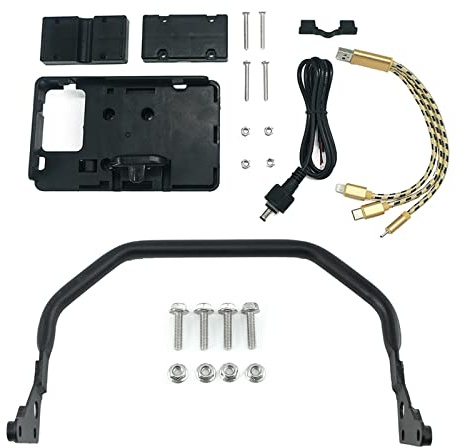 universellt GPS-fäste för motorcykel Motorcykel Telefon Navigationsfäste Front Bar Telefonhållare Monteringsställ för BMW R1250GS R1200GS ADV LC 2013-2022(One Set)
