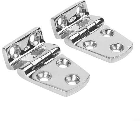 Jotekonoby Cerniera marina ad angolo retto da incasso in acciaio inossidabile 316, confezione da 2 pezzi per yacht e barche, dimensioni 38 x 54 mm o 38 x 66 mm, per installazione su porte (38 x 54 mm)