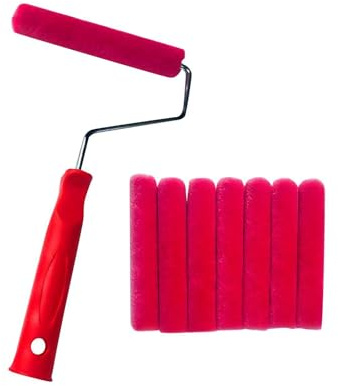 Zambuph Comfortable Mini Paint Rollers For Applying Paints Primers And Epoxy Professionals And Home Decor Projects Paint Brush Roller Brush Painting Supplies