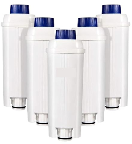 Compatible con filtro de agua Delonghi DLS C002, paquete de 5 cartuchos for cafetera