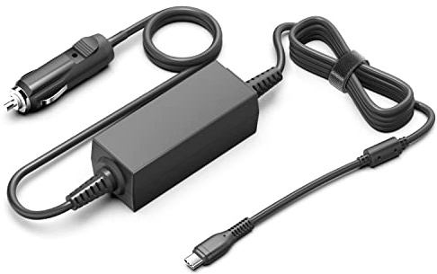 TAIFU 65W PD USB C Laptop Car Charger 12V-24V DC Adapter for MacBook Air Pro,HP Spectre/EliteBook Dell XPS 13 12 Lenovo Thinkpad/Yoga/IdeaPad,LG Gram ASUS C523NA DJI Mini 4 Mavic 3 Type C Power Supply