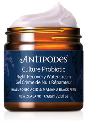 Antipodes CULTURE - GEL CREME DE NUIT REPARATEUR AUX PROBIOTIQUES, 60.00 ml (Lot de 1)