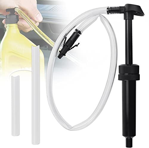 SNAGAROG Kraftstoff Handpumpe Absaugpumpe 60cm Hand Siphonpumpe Dieselpumpe Benzinpumpe Umfüllpumpe zum Fördern von Benzin und Flüssigkeiten für Pkw, Lkw, Boote und Motorräder