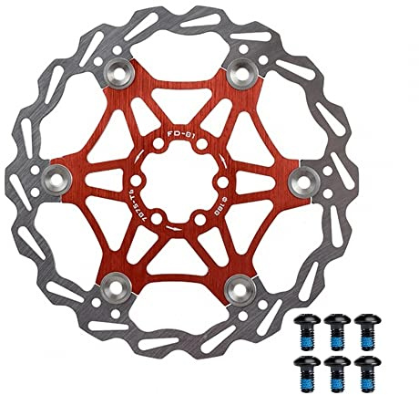 MiOYOOW 160/180 mm bromsskiva rostfritt stål lätt cykel simskiva bromsskiva för racercyklar mountainbikes