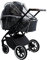 MOON Regenschutz für RESEA+ und Sportwagen Buggy SPORT, durchsichtig Reflektorstreifen, Regenverdeck