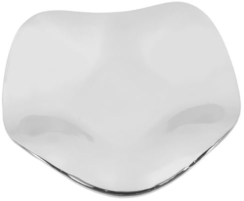 BUGUUYO Ceramic Jewelry Dish Tray Cosmetic Organizer Plate Smooth Surface Trinket Dish for Earrings and Rings Lightweight Table Decoration Proper Capacity Jewellery Storage