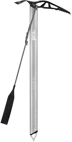 PETZL Piccozza Ghiacciaio Linkin Gay 60CM, Grigio, 60 cm