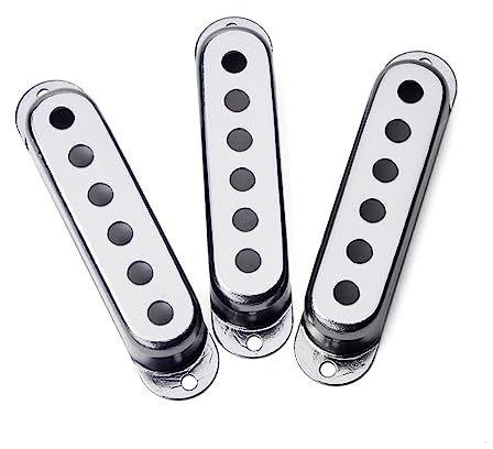 QUMIIRITY 3 Piezas Cubierta De Recogida Para Pastillas De Guitarra Eléctrica Funda Metálica Protectora Duradera Accesorios Resistentes Para Pastillas De Guitarra Para Cubrir Humbucker