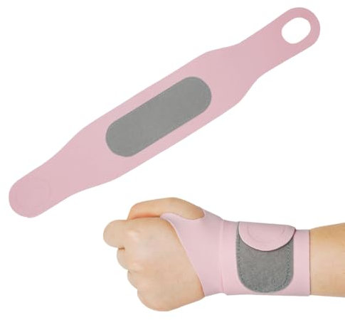 NHQZ Tutore Polso per Uomo e Donna,Polsiera per Tendinite e Artrite,Polsiera Ortopedica,Tessuto Elastico e Traspirante,Regolabile,per Sport,Bowling,Boxe,per la Mano Sinistra o Destra - Rosa