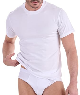 Navigare 513/XL Maglietta intima, Bianco, XL (Taglia produttore:9), Pacco da 3, Uomo