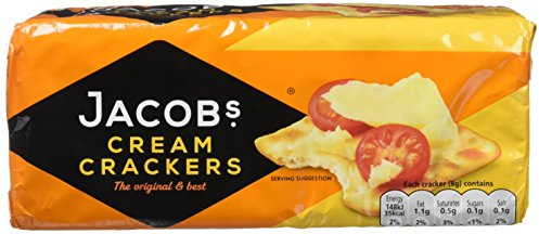 Jacob's Biscuits Sales Cream Crackers 200 g - Lot de 8