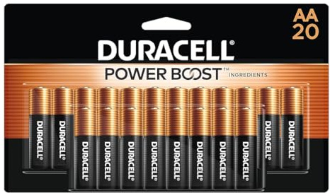 DURACELL CopperTop Alkaline Batteries with Duralock Power Preserve Technology AA 20/Pk (DURMN1500B20Z)